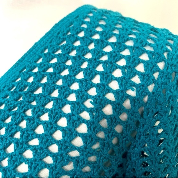 Norton McNaughton Essentials Women’s Petite Small Crochet Button Up Cardigan EUC - Picture 2 of 7